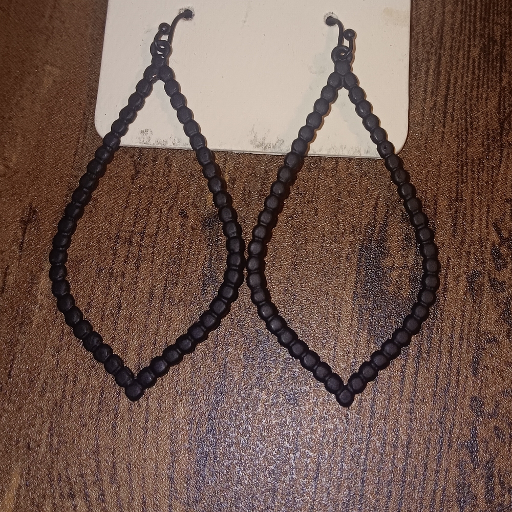 Black Dangle Earrings